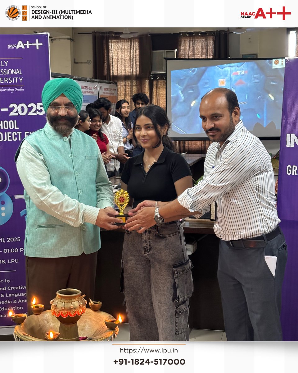 LPUMultimedia's tweet image. Congratulations to our brilliant students!
We are proud to share that students from the Department of Multimedia, LPU have been awarded at INNOTEK 2025 for their outstanding innovation and creativity
#innotek2025 #LPUInnovation #StudentSuccess #CreativeMinds #MultimediaExcellence