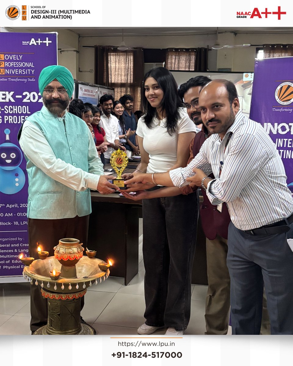 LPUMultimedia's tweet image. Congratulations to our brilliant students!
We are proud to share that students from the Department of Multimedia, LPU have been awarded at INNOTEK 2025 for their outstanding innovation and creativity
#innotek2025 #LPUInnovation #StudentSuccess #CreativeMinds #MultimediaExcellence