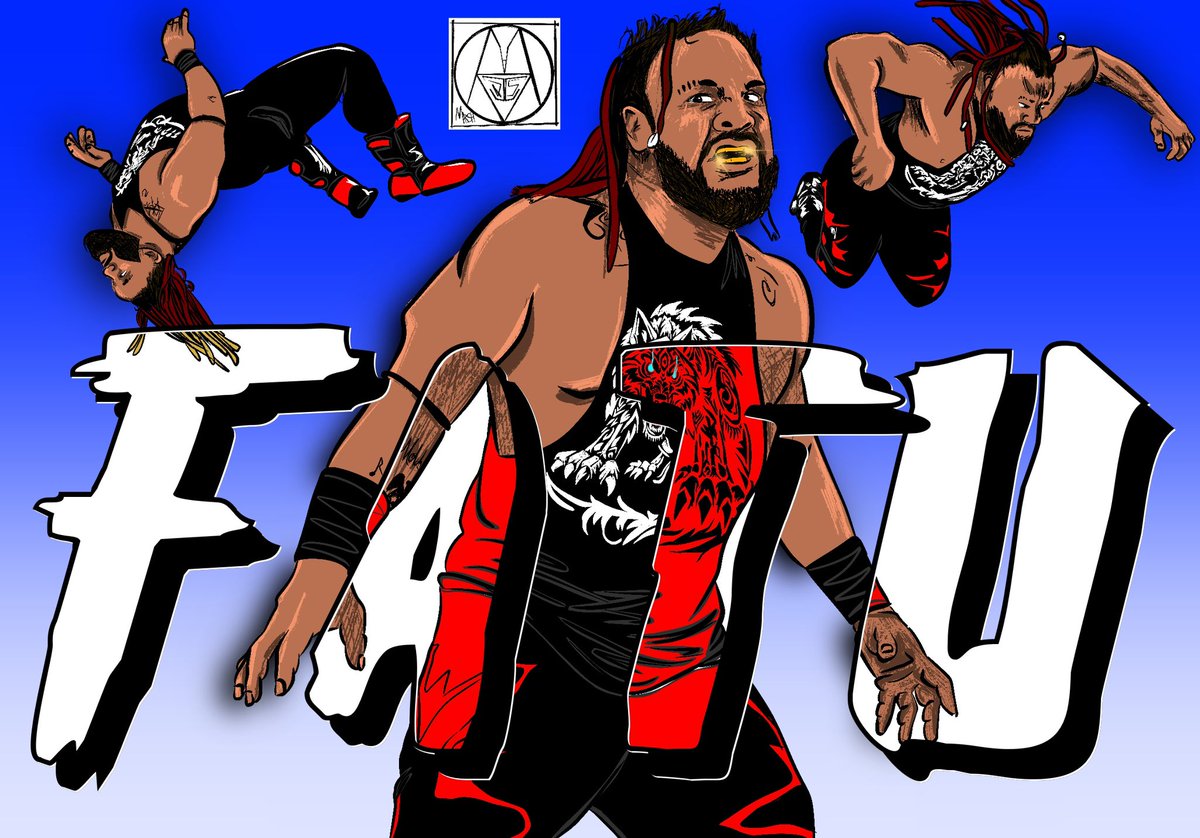 RefMarsh's tweet image. It’s been a long time since I felt like drawing ever since AI took over social media. But this weekend had me itching. Here’s two big ones #WrestleMania #RawAfterMania @BeckyLynchWWE @jacobfatu_wwe