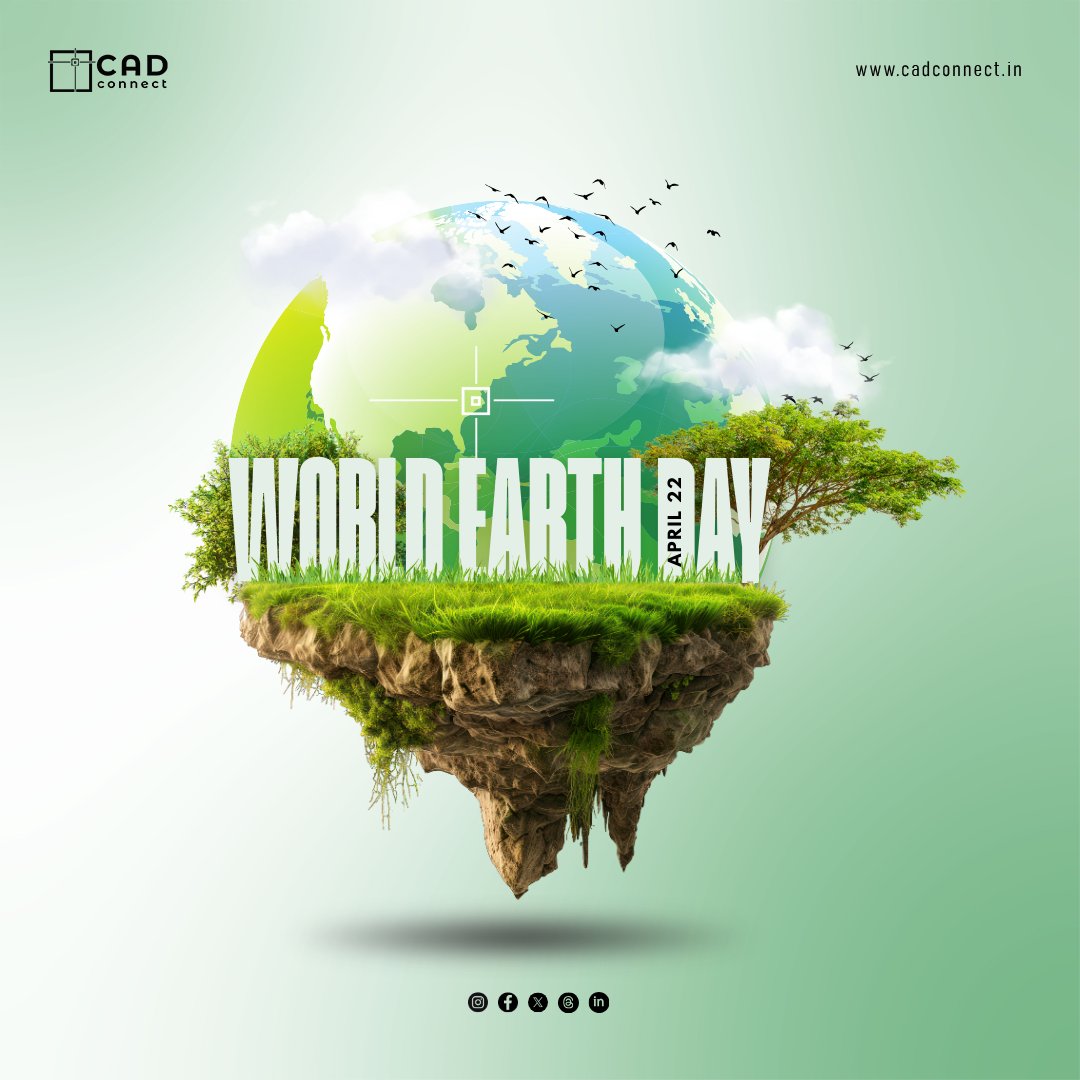 CadConnect's tweet photo. This Earth Day, we recognize that sustainable design begins with the power of your choices. At CAD Connect, we're committed to eco-friendly design practices that protect our shared planet. #OurPowerOurPlanet 
 
#EarthDay2025 #SustainableDesign #CADforGood #GreenEngineering https://t.co/dbJnTwfX4m