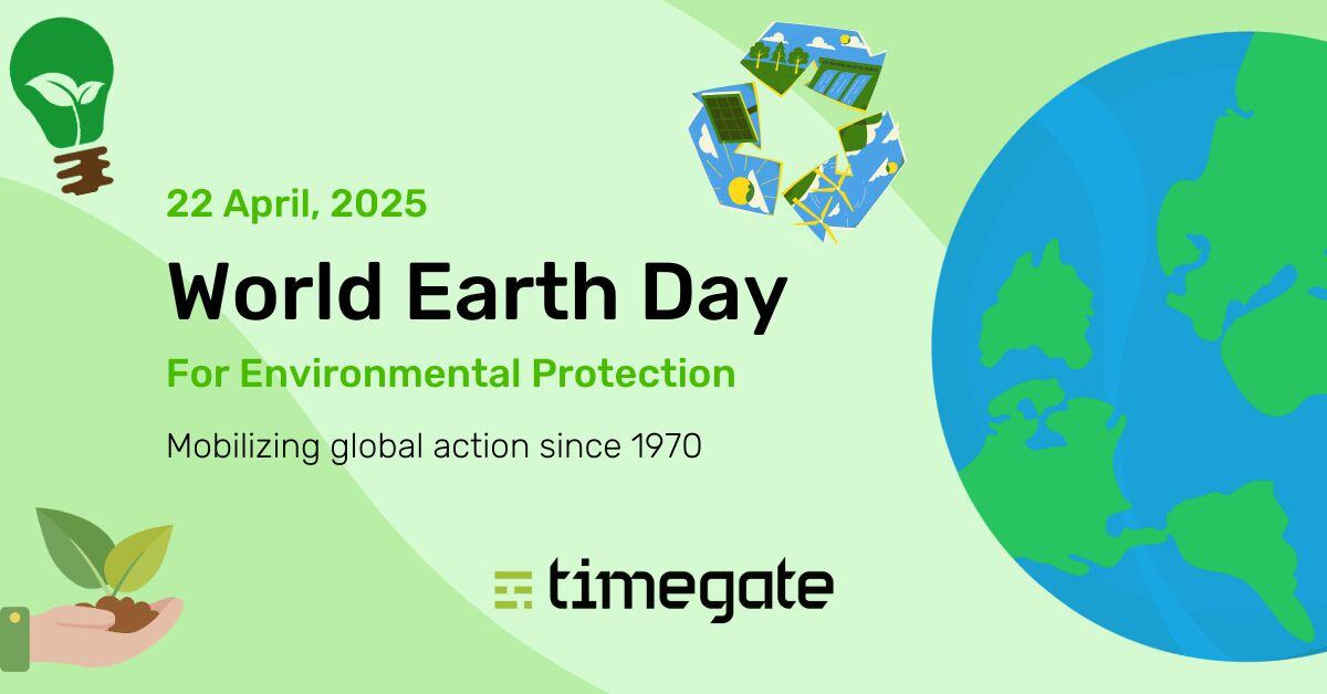 We aim to enhance human and planetary health through sustainable biomanufacturing. Timegate’s tools help biomanufacturers cut energy, water, and waste. 
Our technology also aids renewable energy efforts, like converting solar energy to fuel: hubs.ly/Q03hBG1B0
#EarthDay