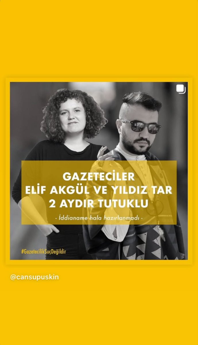 zeynep_erdim's tweet photo. #GazetecilikSucDegildir https://t.co/bsvfjUcvyz