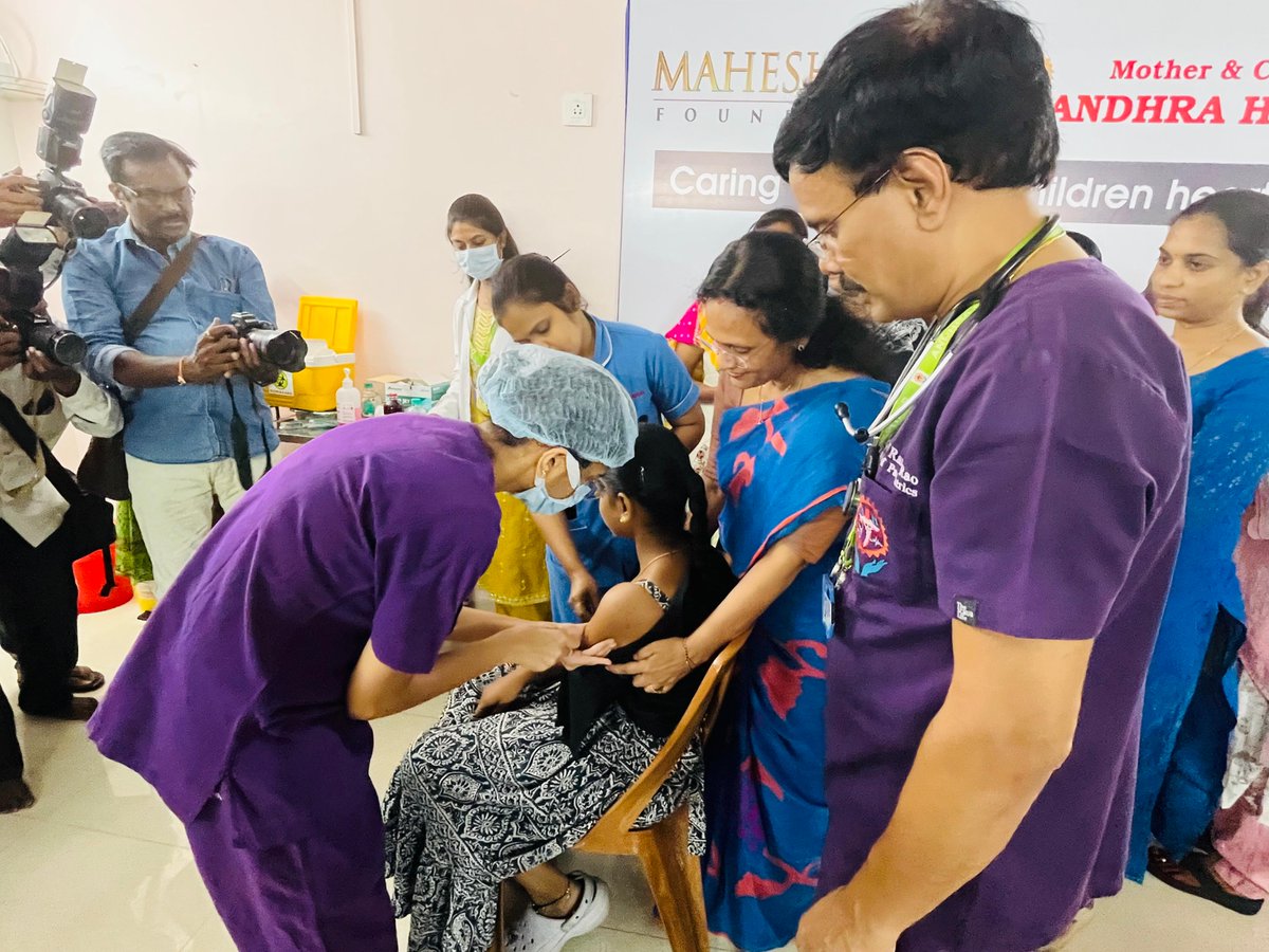 Prevention is the First Step to Empowerment.🌸
We’ve completed the 2nd phase of our free #HPVvaccination drive, protecting girls and women from one of the most preventable yet common #cervicalcancer🎗️
This is more than a mission - it’s a promise. ❤️
#MBFoundation #HPVVaccine