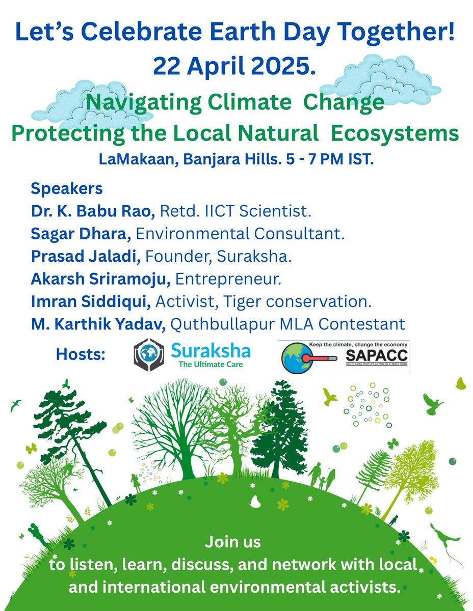Join us this evening to Celebrate Earth Day!

#EarthDay
#climatechange
#ProtectingNaturalEcosystems