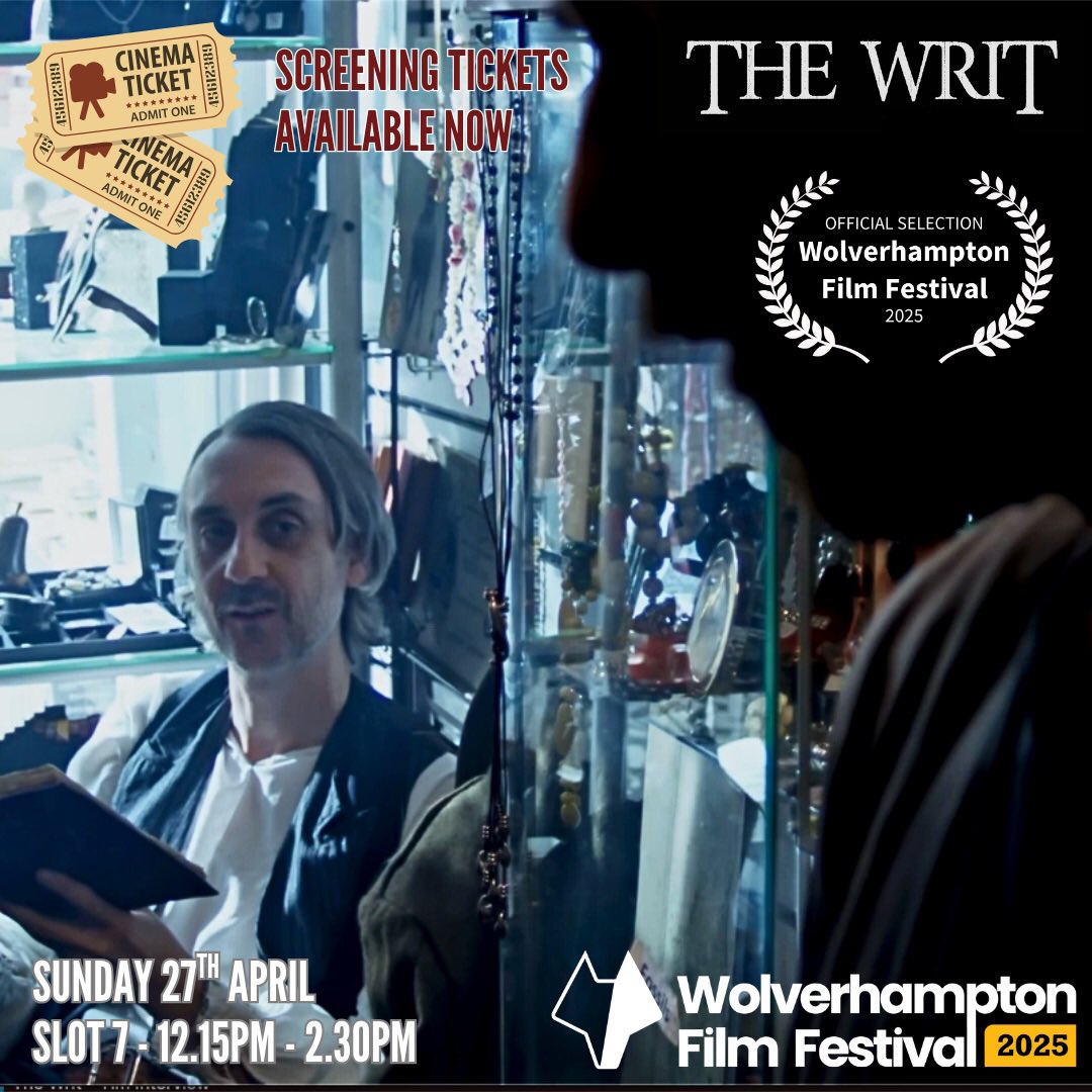 Ketan Kunj Majmudar (@ketan) on Twitter photo Tickets are now available for my narrative supernatural mystery short film <a href="/TheWritMovie/">The Writ - Short Film</a> - screening <a href="/wtonfilmfest/">Wolverhampton Film Festival (SUBMISSIONS OPEN)</a> this coming Sunday (27th) in Slot 7 - it has also been nominated for the Best First Time Filmmaker award. Chuffed and travelling up to Wolverhampton, see ya there! Tickets are now available for my narrative supernatural mystery short film <a href="/TheWritMovie/">The Writ - Short Film</a> - screening <a href="/wtonfilmfest/">Wolverhampton Film Festival (SUBMISSIONS OPEN)</a> this coming Sunday (27th) in Slot 7 - it has also been nominated for the Best First Time Filmmaker award. Chuffed and travelling up to Wolverhampton, see ya there!
