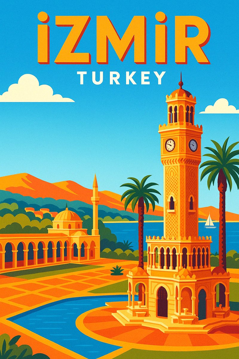 emazliyah's tweet photo. Yaşadığınız şehri bir kartpostala dönüştürmek ister misiniz? Midjourney, ChatGPT 4o, Image FX gibi birçok yapay zeka sistemiyle çalışan sade bir prompt yapısı hazırladım. Tek yapmanız gereken şehir adını değiştirmek. Prompt yapısı ALT açıklamalarında ve yorumlarda bulabilirsiniz.