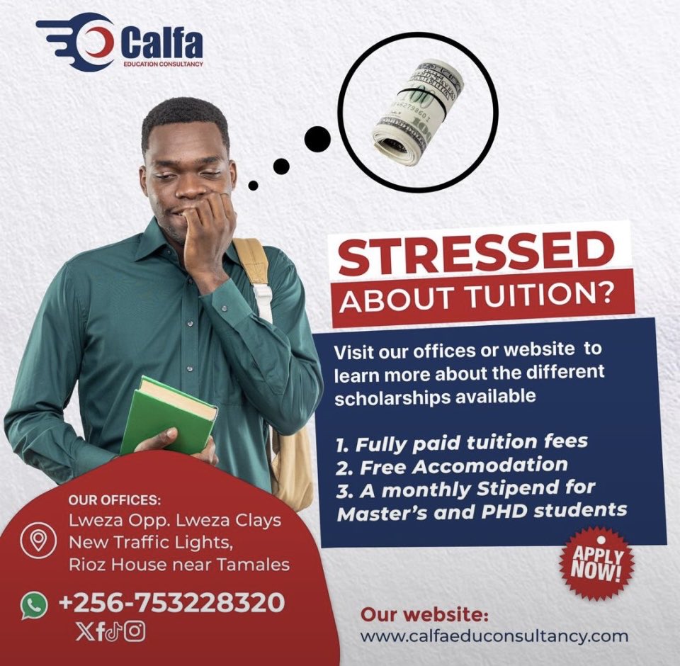 Computer science
Masters full scholarship with 2000¥
monthly stipend
Bachelor Free tuition and 1500¥ per year
for accommodation
For more information: contact us
CalfaEdu Team