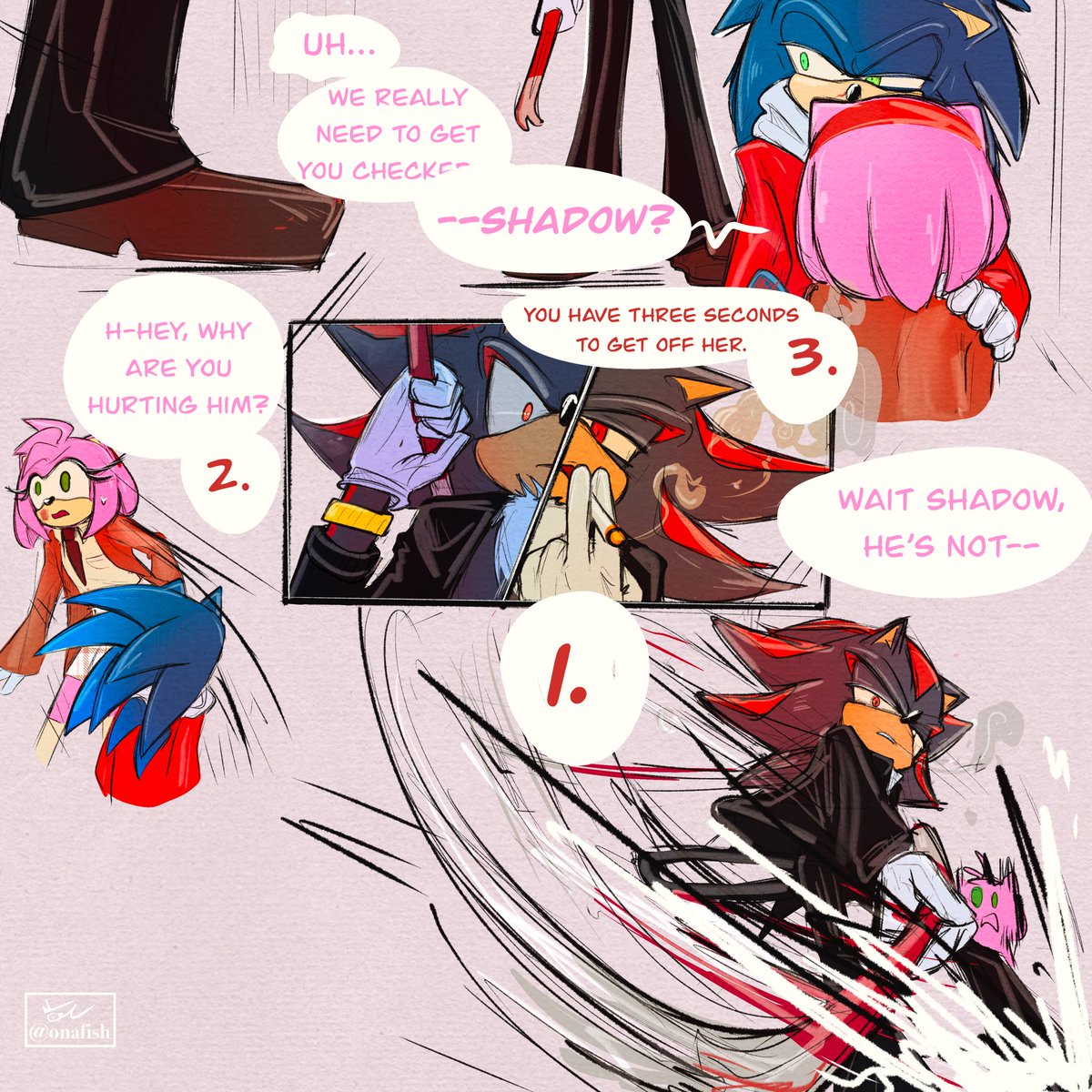 onafish's tweet image. Overwhelmed (4/6) #amyrose #SonicTheHedgehog #ShadowTheHedgehog #sonamy #shadamy #NickyParlouzer
