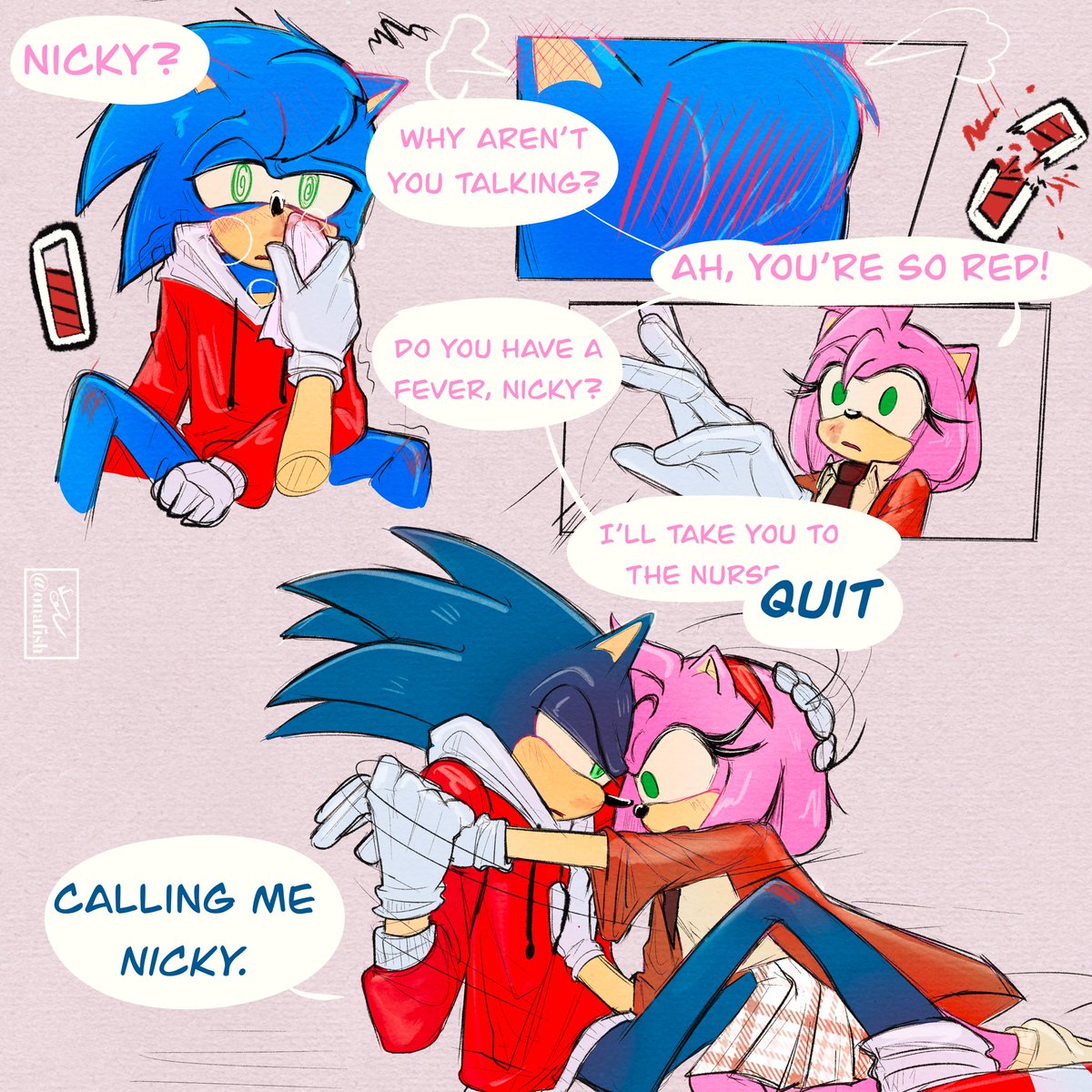 onafish's tweet image. Overwhelmed (4/6) #amyrose #SonicTheHedgehog #ShadowTheHedgehog #sonamy #shadamy #NickyParlouzer
