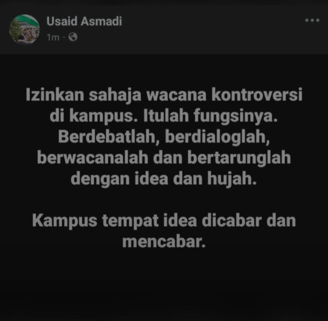 Agree.