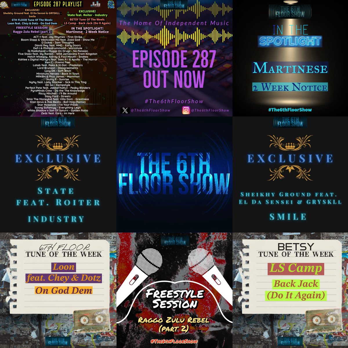Episode 287 #OutNow feat 2 Exclusives from <a href="/SheikhyGround/">Adel Sheikh</a> &amp; <a href="/stateofthehitz/">S.T.A.T.E.</a> #InTheSpotlight from <a href="/martinesetakyra/">Martinese</a> &amp; #TuneOfTheWeek picks from <a href="/officialLoon/">Loon_artist</a> &amp; #The6thFloorShow

podcasts.apple.com/gb/podcast/the…

music.amazon.co.uk/podcasts/cde4a…

mediafire.com/file/ksq80nke4…

dzr.page.link/UtLyed7YncEwWd…