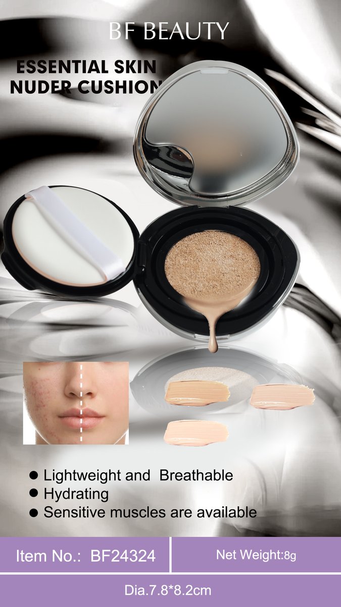 BFBeautyCN's tweet image. ✨ Barely There, Fully Flawless! ✨
Meet our Natural Essential Skin Nuder Cushion — lightweight, breathable &amp;amp; hydrating, even for sensitive skin. 
Smooth tone, all-day wear 💧💫
📍See us at #BEAUTYISTANBUL 2B155 &amp;amp; #CBEShanghai N1U07-N1U08
📲 WAS: 189 6605 3509
#MakeupFactory