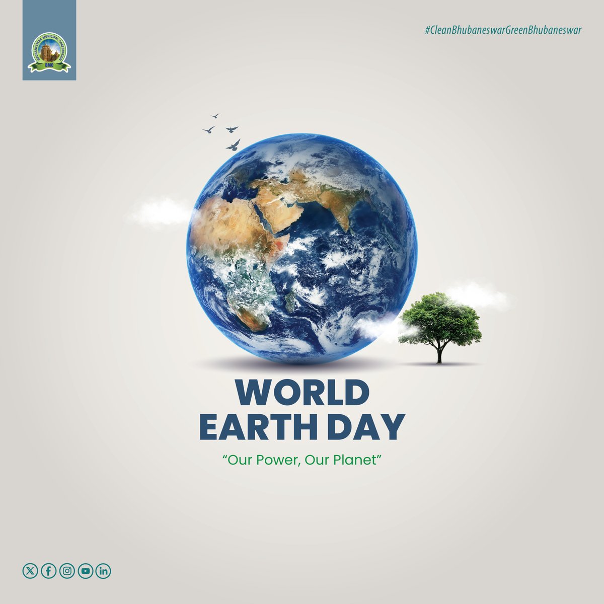 bmcbbsr's tweet image. On this #EarthDay, every small action counts—plant a tree, reduce plastic, save energy, and take steps that protect our planet and make it sustainable for future generations. 🌍💚
Our Power, Our Planet! 
#OurPowerOurPlanet #WorldEarthDay2025