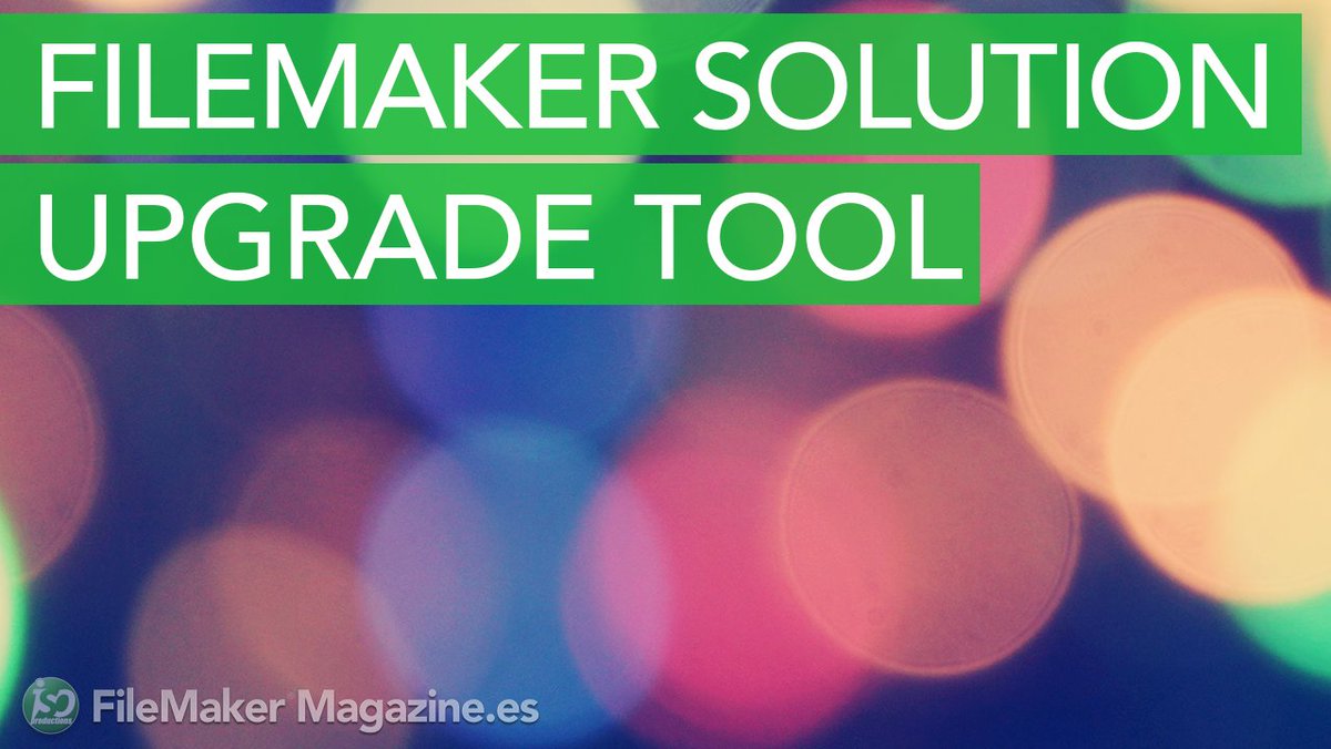 Nuevo vídeo: #FileMaker Solution Upgrade Tool.
(Vídeo gratuito)
bit.ly/fmsutool
#muchoFileMaker