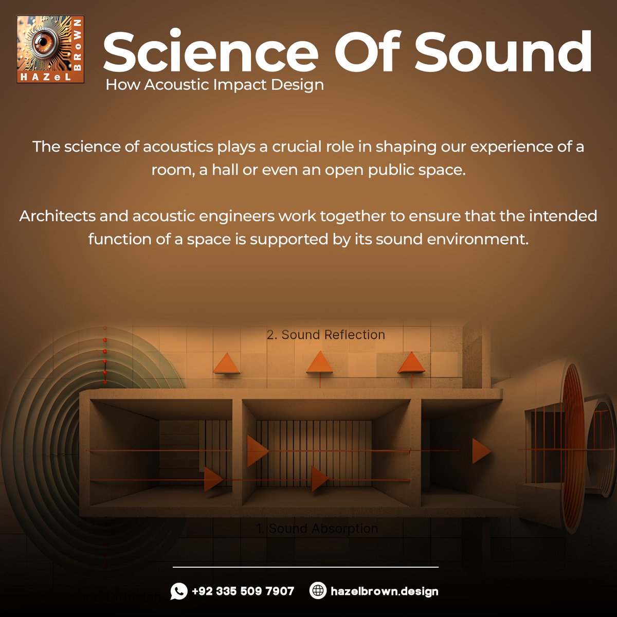 HazelBrownpk's tweet image. Where Sound Meets Structure — The Art &amp;amp; Science of Acoustic Design

Visit for more info: hazelbrown.design

#HazelBrown
#AcousticDesign
 #SoundArchitecture
 #DesignMatters
 #SpaceAndSound
 #ArchitecturalAcoustics
 #DesignInnovation
 #SoundInDesign
 #FutureOfArchitecture