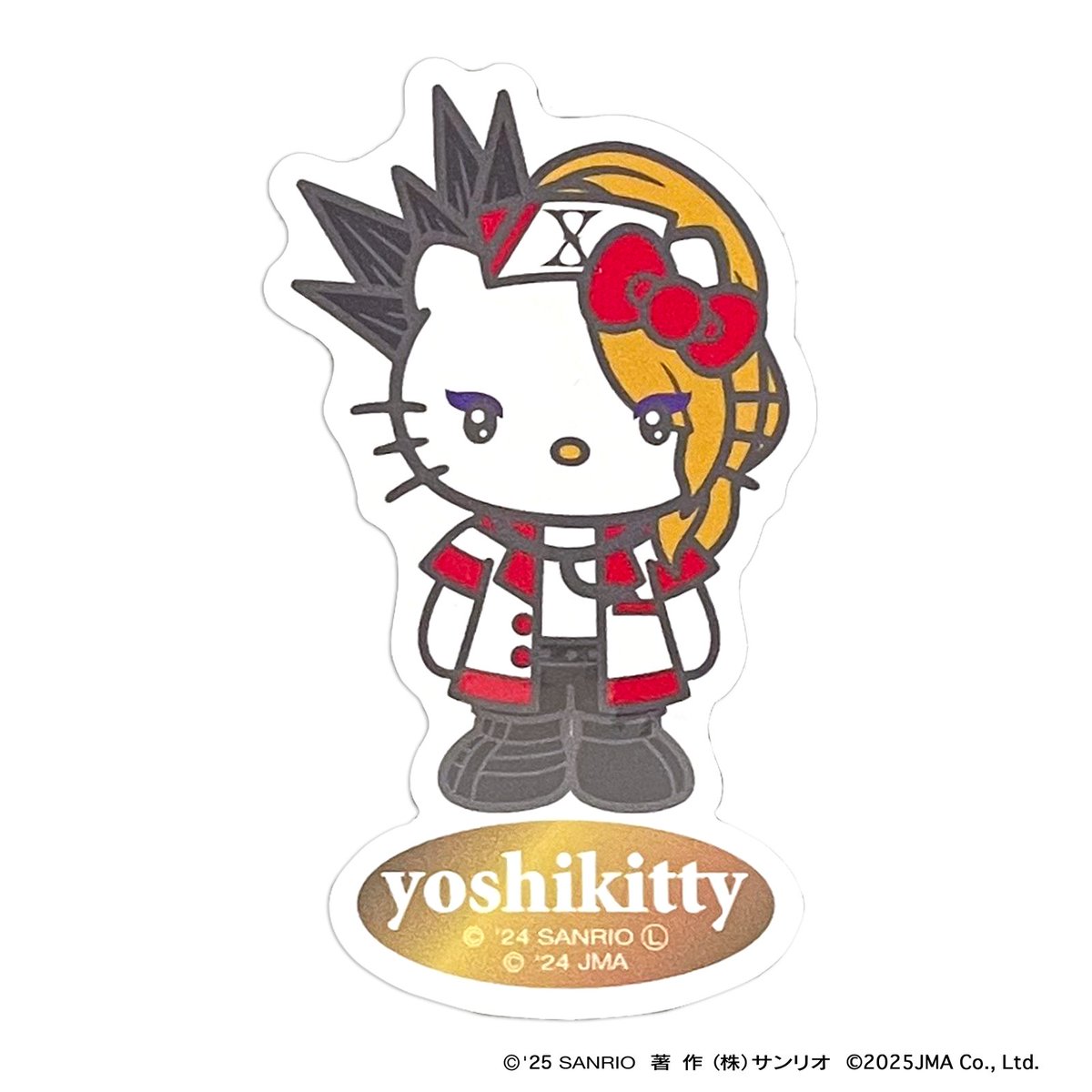 yoshikittygoods's tweet photo. ⭐タフステッカー ナース  ⭐

人気のナースyoshikitty！耐水加工・UVカットのステッカーです。
スマホやノートPCなど、いつも使うアイテ���に貼って気軽に楽しめる☆
☆ポイントを獲得してyoshikittyを応援！

詳しくはコチラ
https://t.co/OVKc5Ci8hY

@YoshikiOfficial
#yoshikitty #yoshiki #xjapan  #hellokitty #sanrio #サンリオキャラクター大賞