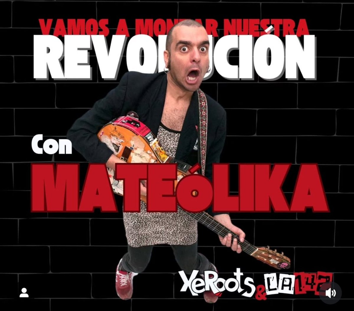 XeRootsyLa142's tweet photo. Hoy estamos presentando el tema ETERNOS MITOS.
Una readaptación de uno de los del tema del disco Músicas contra el poder. Esta vez con la colaboración del gran #Mateolika
✊🔥❤️

https://t.co/FQGCEinsEW

Podeis darle calorcito si eso!!! https://t.co/MniWVysw1j