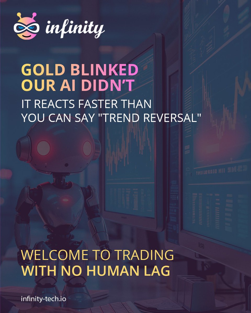 infinityaibot's tweet photo. 📊 Trading Tuesday
🎯 "Gold flinched. Our AI stayed sharp."
It spots the shift before the market even blinks.
🚀 Experience trading at lightning speed—zero human delay, all smart play.
#TradingTuesday #SmartTrading #AIvsMarket   #infinitytech https://t.co/OLH3VuGpkD