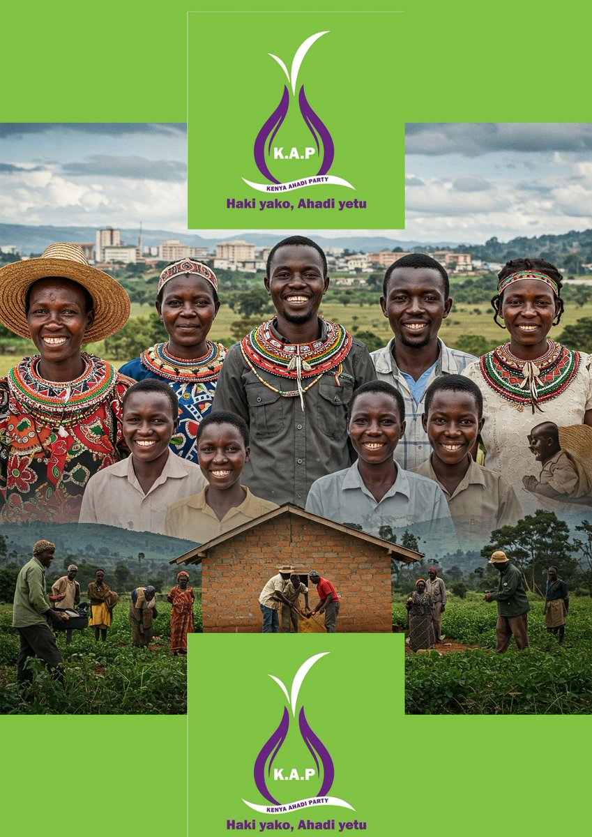 KenyaAhadiParty's tweet photo. 🌱 Today’s Thought:

Kenya will not change through division.
Kenya will rise through unity.

At Kenya Ahadi Party, we believe the promise of a better nation begins when we stand as one.

💪 Together, we choose hope.
💚 Together, we build the future.

#OneKenya https://t.co/Cv3fNzFlHF