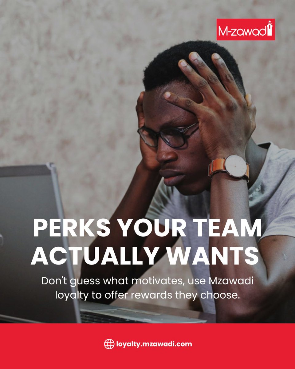 MZawadiloyalty's tweet image. Don&apos;t guess what motivates, use Mzawadi loyalty to offer rewards they choose. #EmployeeChoice #RetentionTools #SmartIncentives