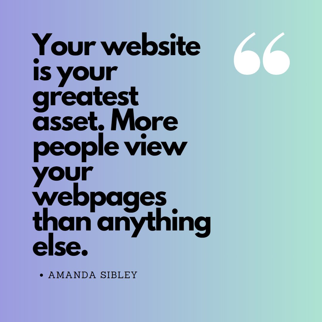 LeadGenera's tweet image. Having a good website is key. It improves all sectors of your business: lead generation, brand image, marketing and more.
"Your website is your greatest asset..."
- Amanda Sibley
#webdeveloping #websitebuilding #marketing #leadgeneration