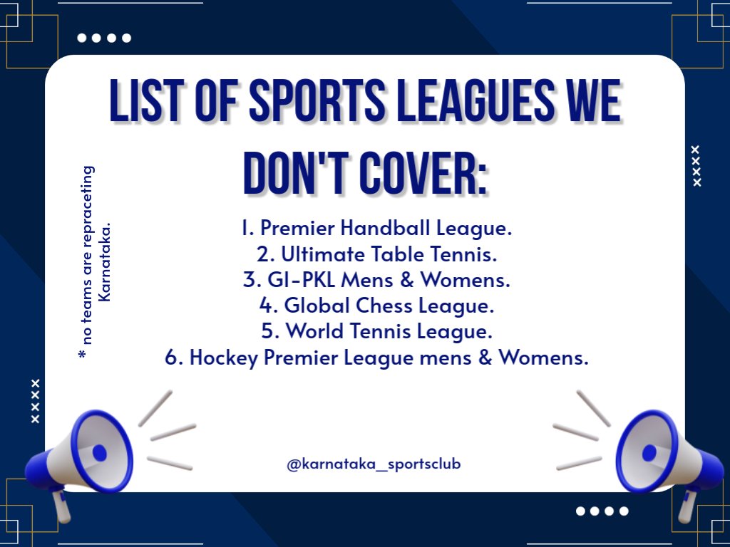 Karnataka_sc's tweet photo. All about our Page.
Do follow at Instagram, X and YouTube link in bio. 

#Karnataka #karnatakasports #football #cricket https://t.co/uktmoTNVsC