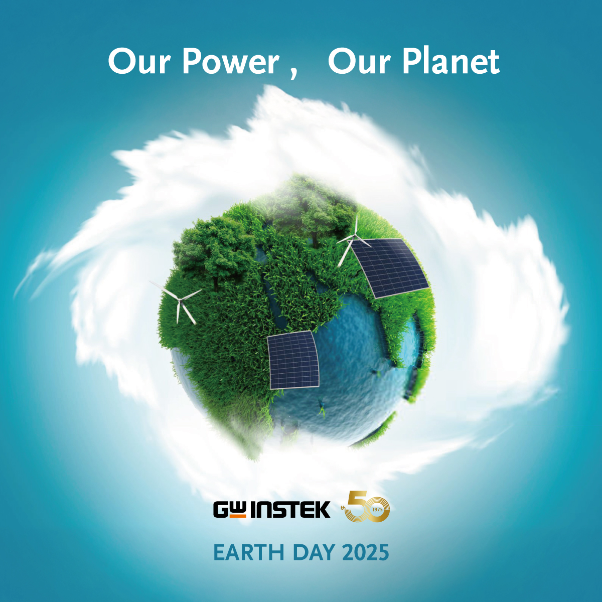 Earth Day | Caring for the Planet, Sustaining Peace of Mind
#EarthDay #GWInstek #ESG 
#50thanniversary
#GWInstek50Years
#AttentivelyForAll #RestAssuredOfYou