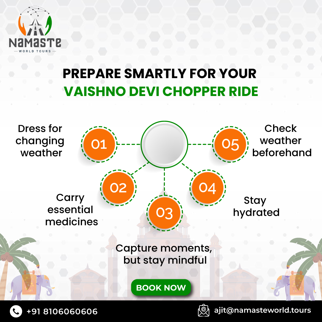 namastew_tours's tweet photo. Plan well, pack light, and enjoy every moment of that heavenly ride!

Call us @+91-8106060606 | Email : ajit@namasteworld.tours

Book Your Next Trip Here : https://t.co/rq7KGmkIaf
#VaishnoDevi #ChopperRide #TravelTips #PilgrimagePrep #HimalayanJourney #SpiritualTravel https://t.co/sgSIuLGDnn