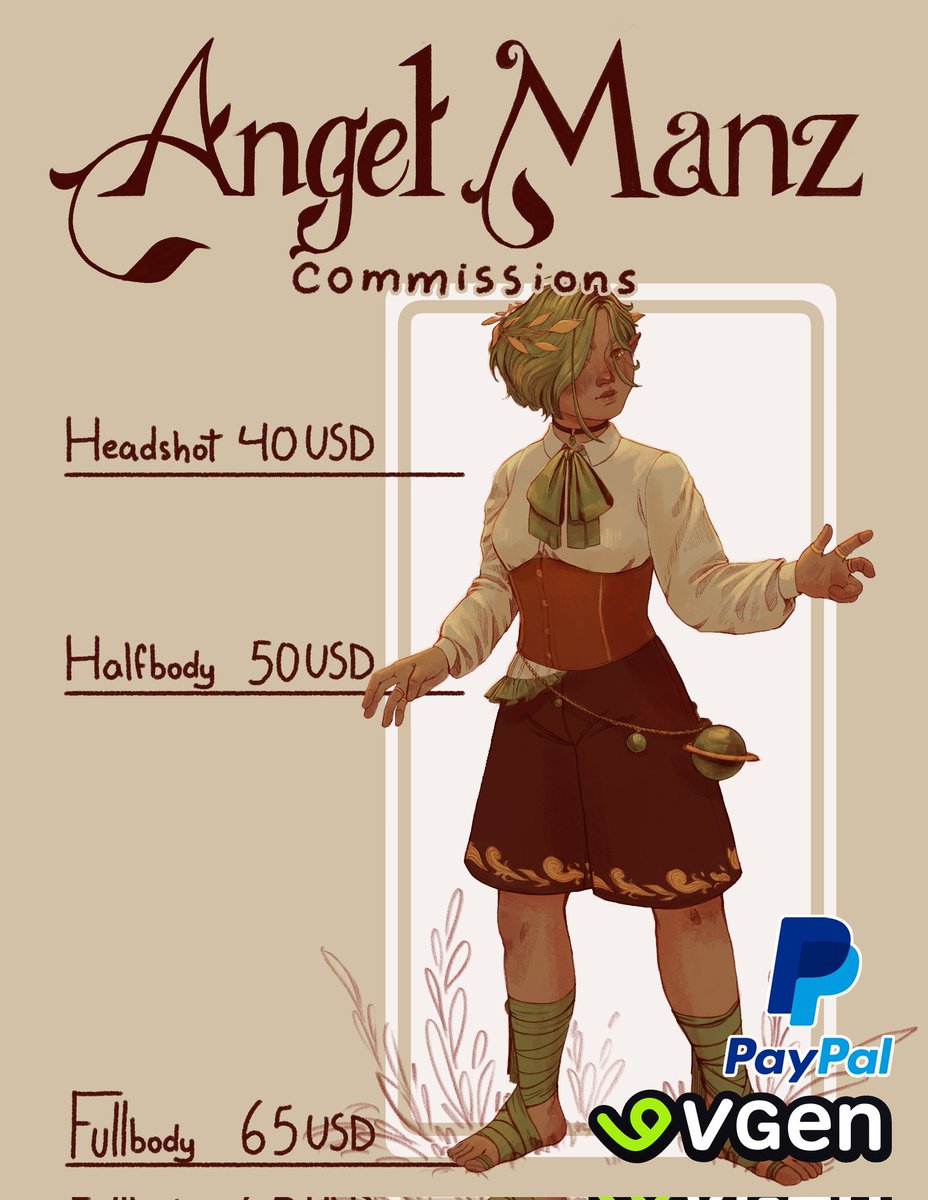 There are my prices but in my carrd you can see more examples :)
I can draw fantasy OCs, fanarts, pokemon OCs, and more!