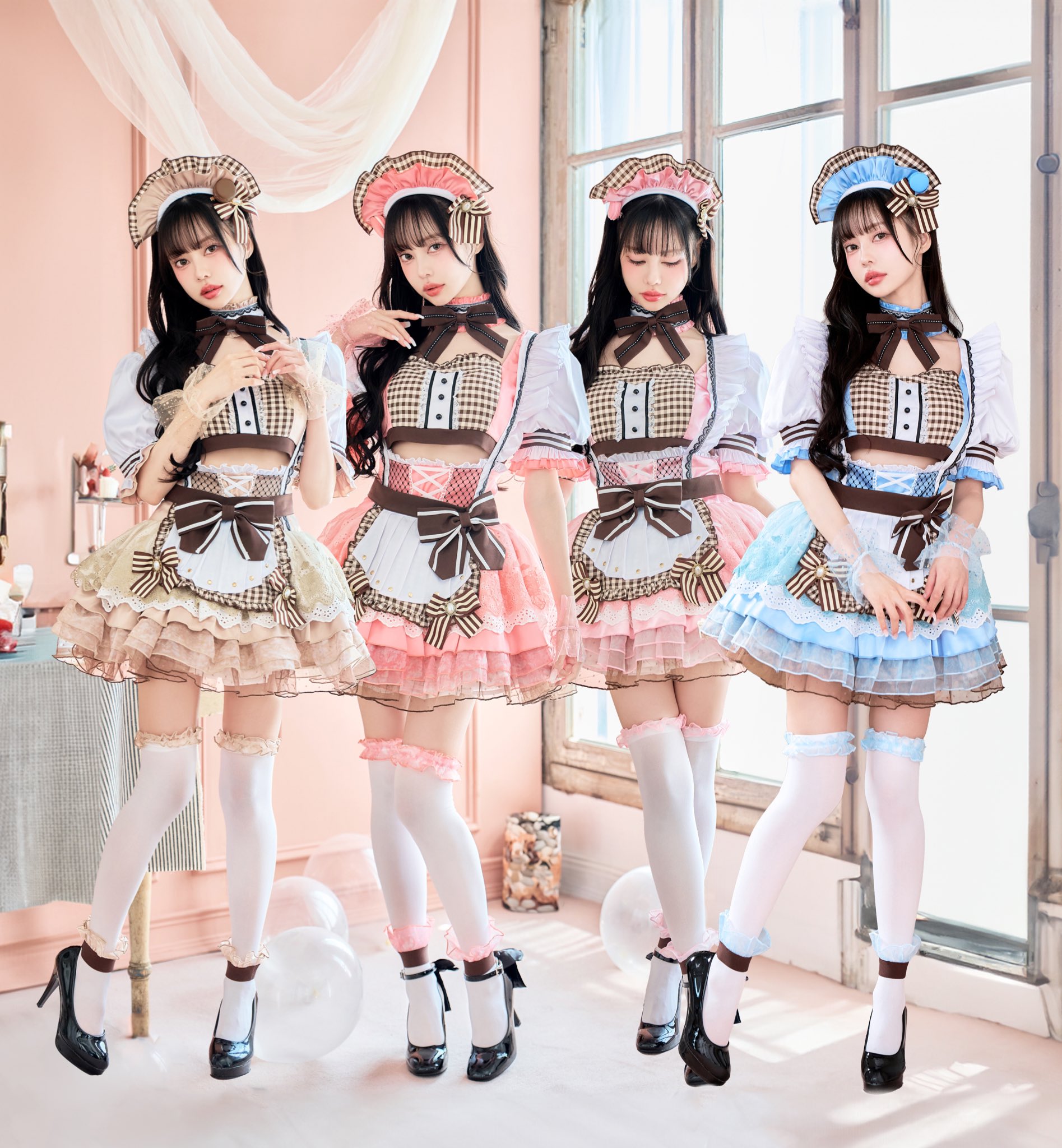 即日発送】ジューシードリンクメイド《ハロウィンコスプレ5点