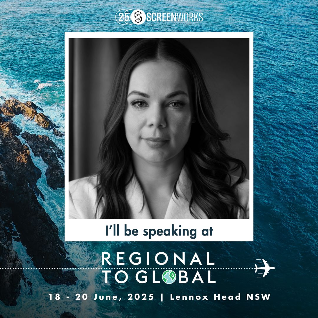 Lana Greenhalgh, Foxtel's Head of Scripted Originals, is joining us for this year's Regional to Global. With credits including "Upright" and "The Twelve", Lana is a powerhouse industry decision-maker you don't want to miss hearing from.

Get your tickets now via our website.