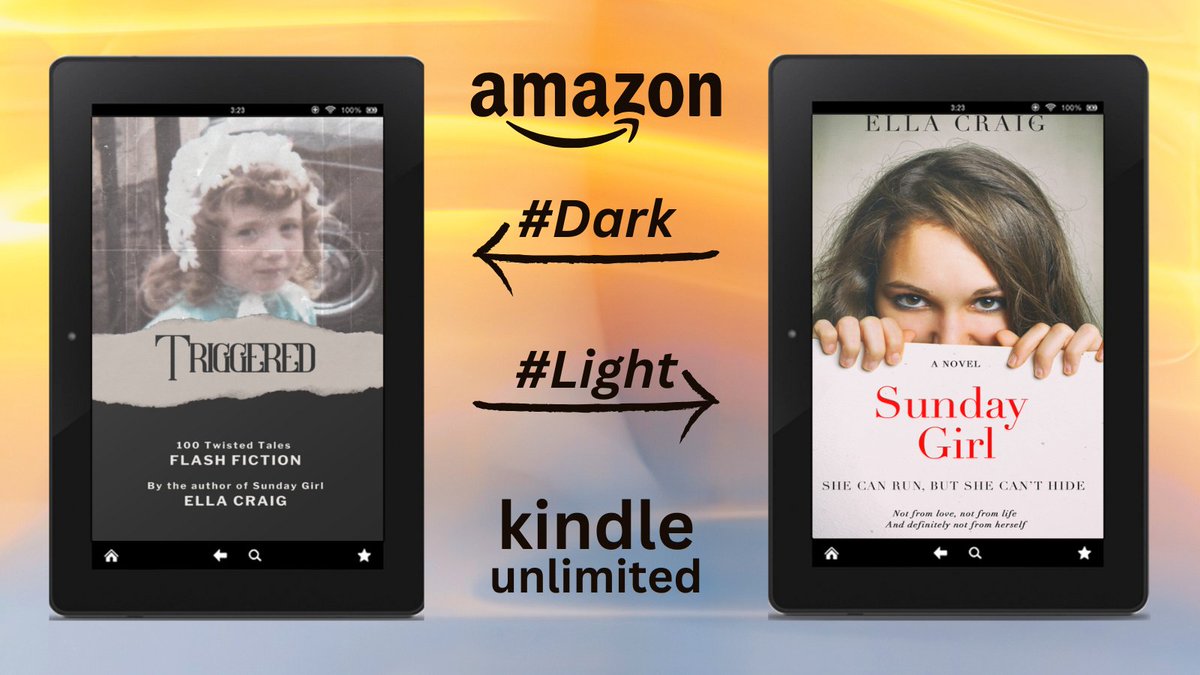 Ella Craig (@ellacraigwrites) on Twitter photo Buy from #Amazon or #read for #free with #KindleUnlimited!
A slice of #Chicklit
๐ฆ๐๐ป๐ฑ๐ฎ๐ ๐๐ถ๐ฟ๐น - She can run, but she canโt hide.
Or a feast of #FlashFiction
๐๐ซ๐ข๐ ๐ ๐๐ซ๐๐ - 100 twisted tales.
#ReadingCommunity #BookBoost #ShortStories #RomCom #BooksWorthReading Buy from #Amazon or #read for #free with #KindleUnlimited!
A slice of #Chicklit
๐ฆ๐๐ป๐ฑ๐ฎ๐ ๐๐ถ๐ฟ๐น - She can run, but she canโt hide.
Or a feast of #FlashFiction
๐๐ซ๐ข๐ ๐ ๐๐ซ๐๐ - 100 twisted tales.
#ReadingCommunity #BookBoost #ShortStories #RomCom #BooksWorthReading