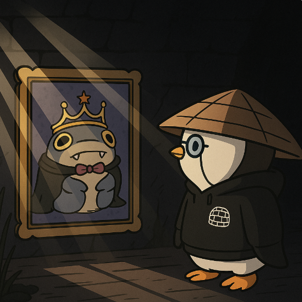 immortalhowwl's tweet photo. 🚨The rumor about the unknown legendary painting has been dispelled!!!! 💚🐸

In this picture there was this frog from the NFT collection @FlipFrogNFT 🐸💚

The guys are making great progress, we will be hospitable to new NFT friends 💚🐸

#NFT #WEB3 #CRYPTO https://t.co/cen8VBDOME