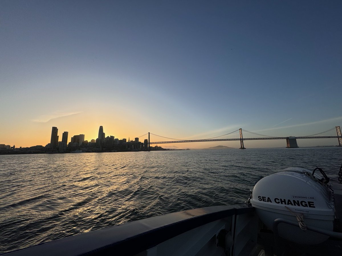 stefabuilds's tweet photo. Kicked off #SFClimateWeek aboard Sea Change, the world’s first zero-emissions hydrogen passenger ferry! Climate tech in motion with @pennylanecase &amp; @kyleneships 💙 https://t.co/I5piJ1mQnr