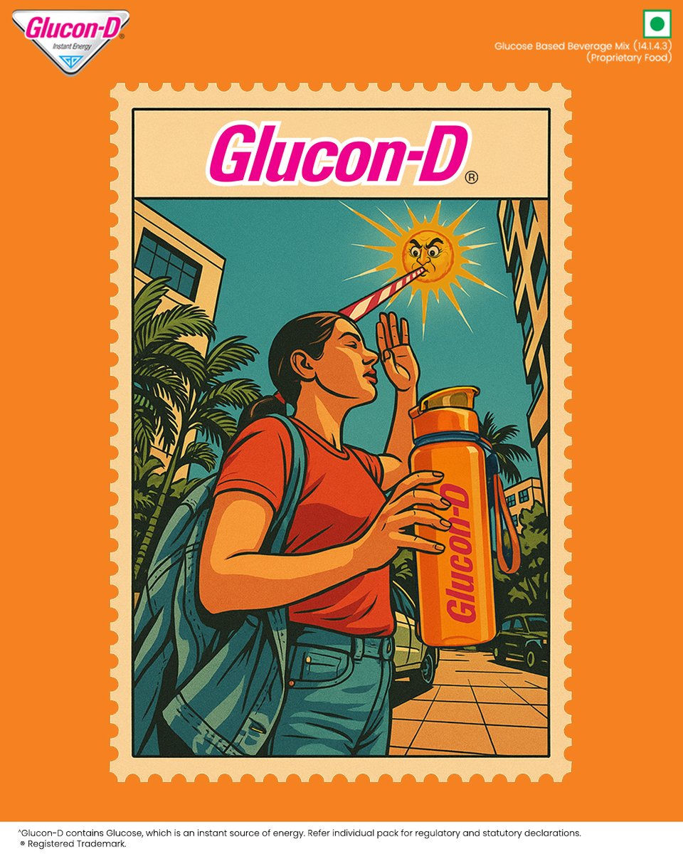 Glucon-D India (@glucondindia) on Twitter photo Just like stamps preserve legends, we’re preserving an iconic truth: The summer sun still can't beat Glucon-D. Sealed. Stamped. Always loved!
#SummerEnergy #GluconD #StampVerseTrend #Stampverse #Stamptrend #InstantEnergy #Flavors #TangyOrange Just like stamps preserve legends, we’re preserving an iconic truth: The summer sun still can't beat Glucon-D. Sealed. Stamped. Always loved!
#SummerEnergy #GluconD #StampVerseTrend #Stampverse #Stamptrend #InstantEnergy #Flavors #TangyOrange
