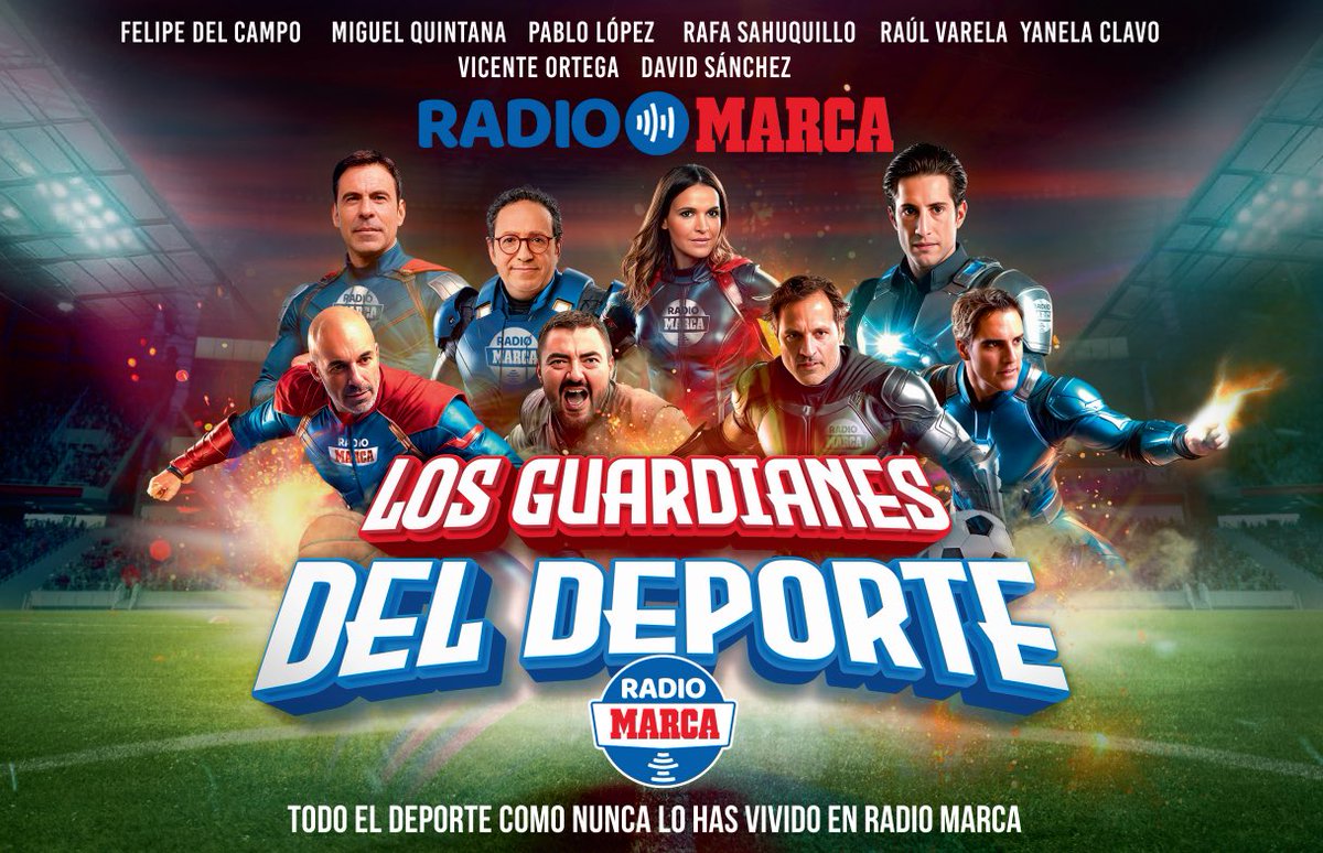 😍 𝘆… ¡𝗦𝗘𝗚𝗨𝗜𝗠𝗢𝗦 𝗖𝗥𝗘𝗖𝗜𝗘𝗡𝗗𝗢! 😍

🫂 Radio MARCA, en órbita con su mejor dato de la última década: 520.000 oyentes

📈 Subida de 49.000 oyentes respecto al año pasado

🥳 🅶🆁🅰🅲🅸🅰🆂

📲 marca.com/radio/2025/04/…

🛡️ #LasVocesDelDeporte