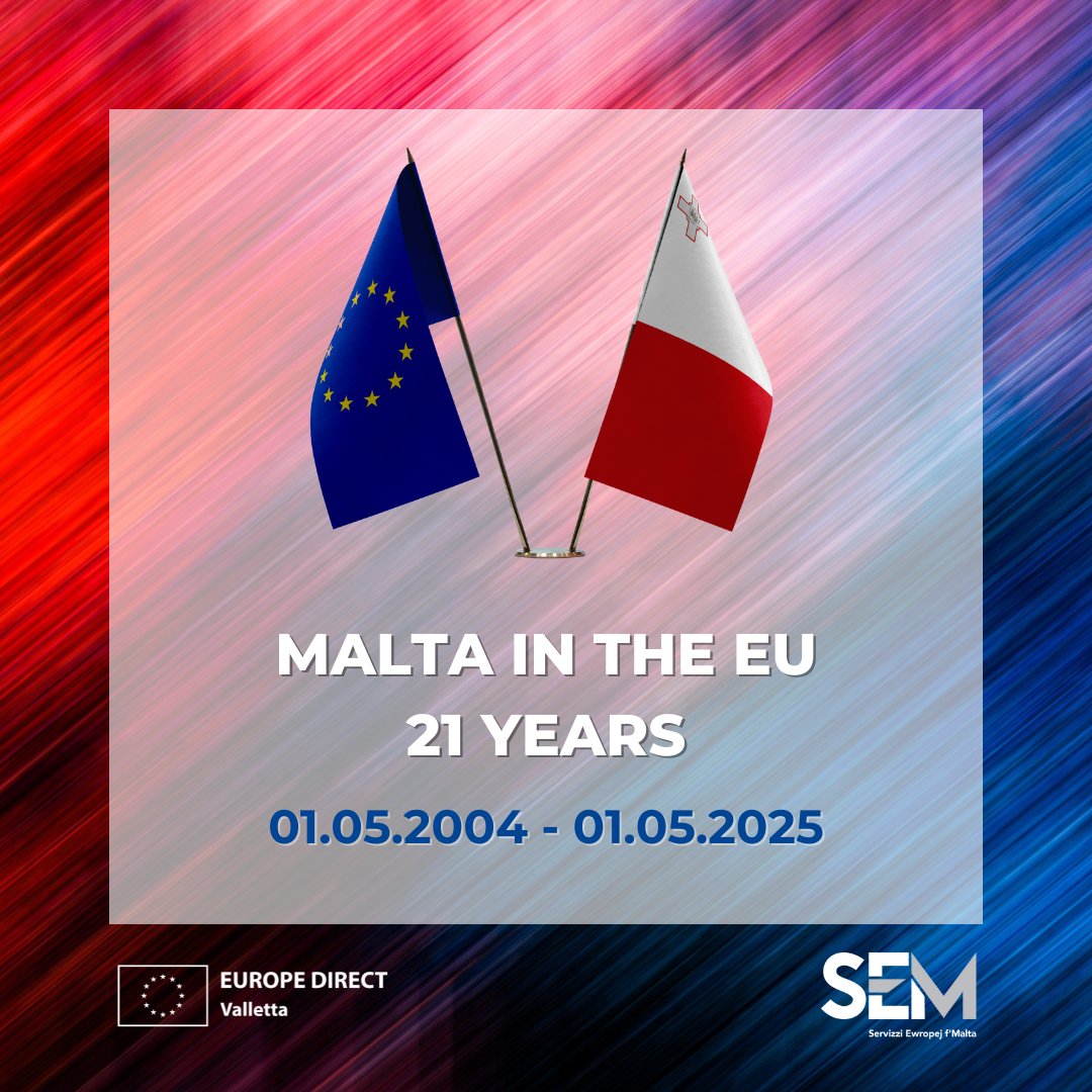 Servizzi Ewropej f'Malta (@servizziewropej) on Twitter photo 🇲🇹 21 years in the EU 🇪🇺
Europe Direct Valletta and SEM remain committed to offering timely, efficient, and personalised support — making it easier for you to reap the benefits and opportunities of the EU 🇪🇺
👉 sem.gov.mt
📞 2779 7300
📧 info.sem@gov.mt 🇲🇹 21 years in the EU 🇪🇺
Europe Direct Valletta and SEM remain committed to offering timely, efficient, and personalised support — making it easier for you to reap the benefits and opportunities of the EU 🇪🇺
👉 sem.gov.mt
📞 2779 7300
📧 info.sem@gov.mt