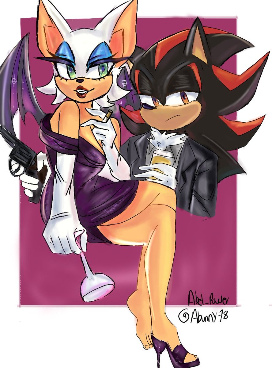 #SonicTheHedgehog #RougeTheBat #ShadowTheHedgehog #Dibujo #Dibujodigital