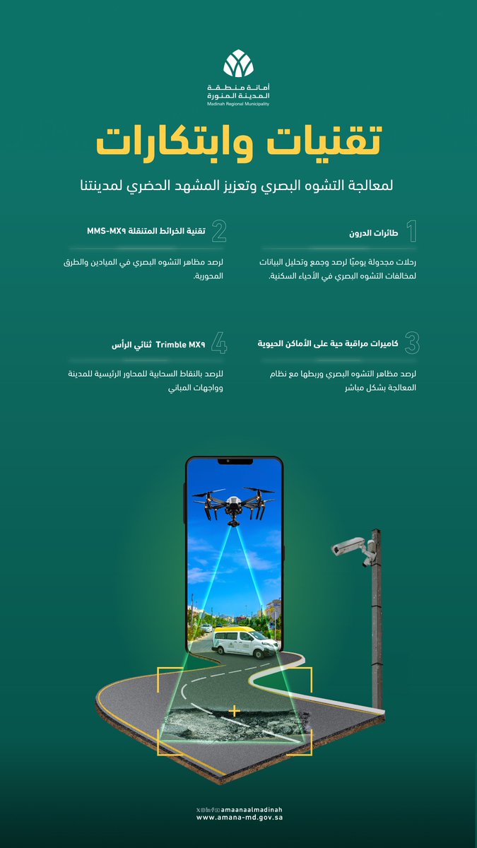 أمانة منطقة المدينة المنورة tweet media