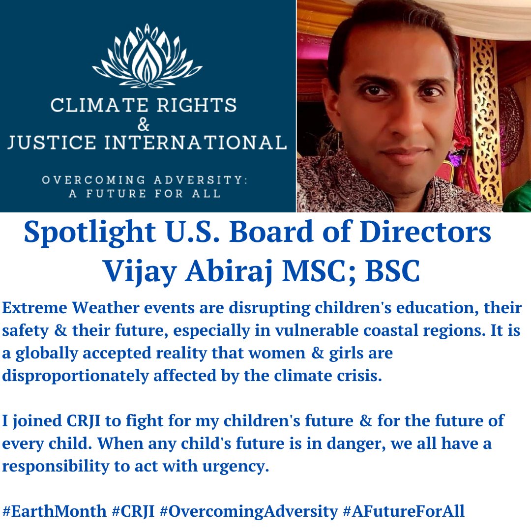 CRJI (@crji_info) on Twitter photo #DirectorSpotlight #CRJI #EarthDay #OvercomingAdversity #AFutureForAll We are honored to spotlight Board Member <a href="/VijayAbiraj/">Vijay Abiraj</a> on this Earth Day, April 22nd, 2025. We are incredibly grateful for his continued selfless service. Learn more 👇
crjiusa.org #DirectorSpotlight #CRJI #EarthDay #OvercomingAdversity #AFutureForAll We are honored to spotlight Board Member <a href="/VijayAbiraj/">Vijay Abiraj</a> on this Earth Day, April 22nd, 2025. We are incredibly grateful for his continued selfless service. Learn more 👇
crjiusa.org