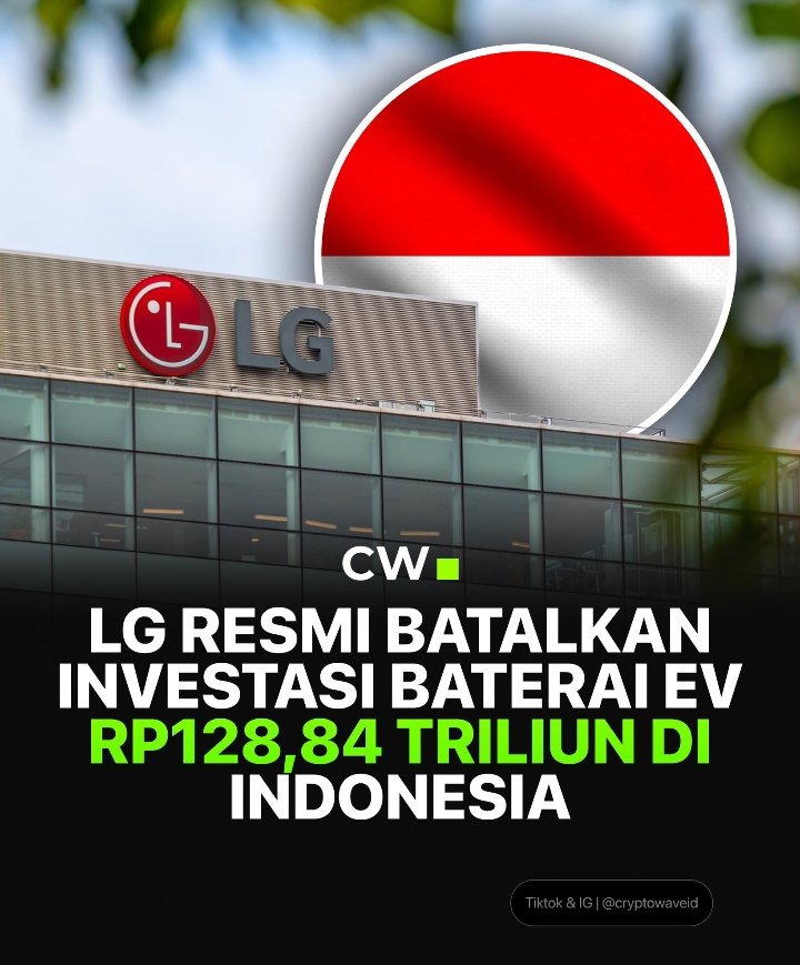 Basf, apple, tiktok, tesla, lego, nvidia telah resmi membatalkan investasinya di 2025.
Menyusul LG

Kehilangan investasi asing langsung (FDI) jelas melemahkan neraca pembayaran dan pertumbuhan ekonomi.
Dan hilangnya peluang lapangan kerja

Bersama <a href="/prabowo/">Prabowo Subianto</a> menuju Indonesia bubar