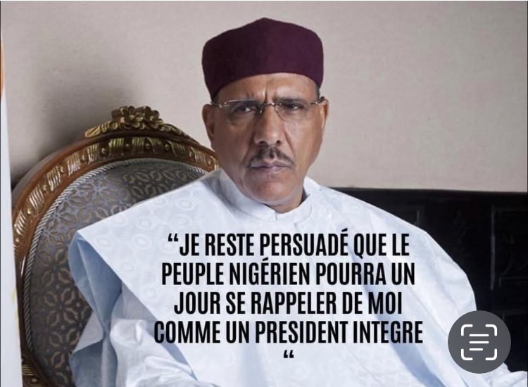 Combien de temps faudra-t-il encore égrener les jours et les mois ? Pas un jour sans que je ne pense à vous <a href="/mohamedbazoum/">Mohamed Bazoum</a> et Khadija. A 4 jours de l’entrée dans le 22e mois de séquestration, je vous jure que pour vous, le combat durera aussi longtemps que nécessaire. #Niger