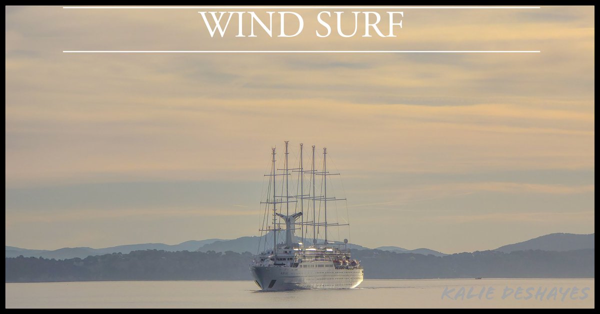 Wind Surf en entrée pour le port de Toulon, ce matin 😎

<a href="/WindstarCruises/">Windstar Cruises</a> #croisière #toulon
