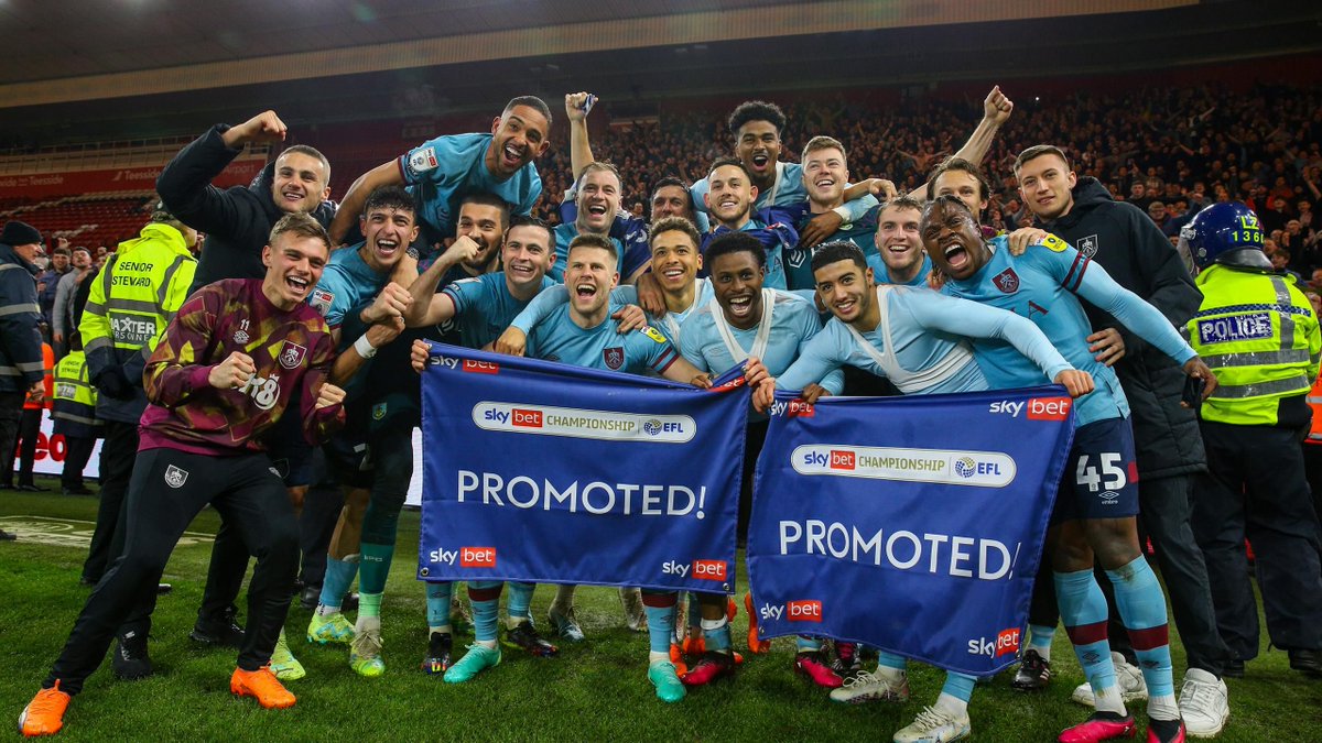 OfficialVizeh's tweet photo. Burnley have been promoted from the Championship for the 4th Season in a Row⬆️

- 3 Different Managers
- 3 Different Football Cultures
- 15 Losses in 182 Games

What a Club💜 https://t.co/l4JIEQMzLv