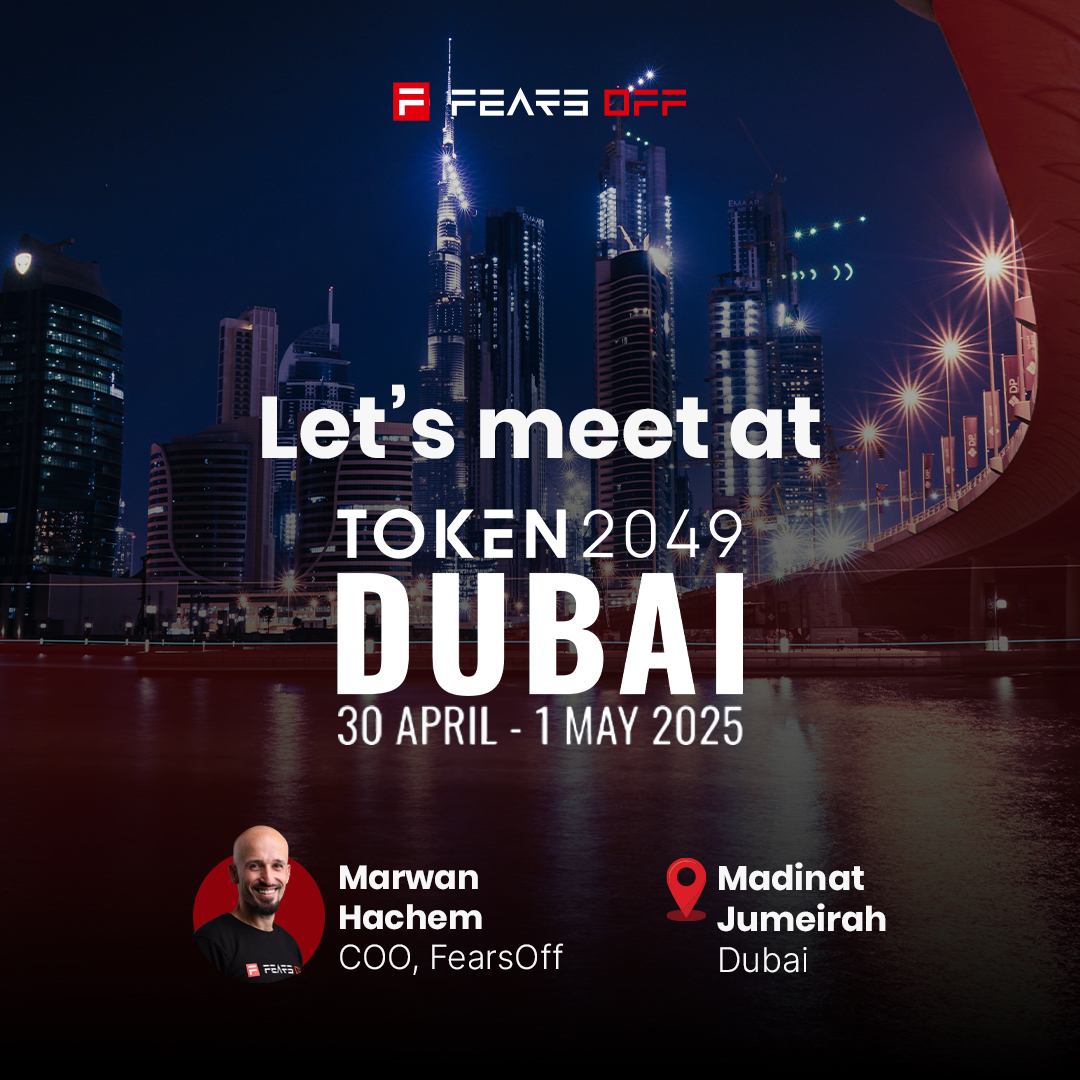 FearsOff Cybersecurity (@fearsoff) on Twitter photo Meet Us at #TOKEN2049 Dubai!
Heading to TOKEN2049 Dubai on April 30-May 1? Come say hello to our COO, <a href="/mar1hachem/">Marwan Hachem</a> , and the team!
We're excited to connect, share insights, and explore the future of Web3 security.
DM us to arrange a chat or find us at the event. Let’s shape Meet Us at #TOKEN2049 Dubai!
Heading to TOKEN2049 Dubai on April 30-May 1? Come say hello to our COO, <a href="/mar1hachem/">Marwan Hachem</a> , and the team!
We're excited to connect, share insights, and explore the future of Web3 security.
DM us to arrange a chat or find us at the event. Let’s shape