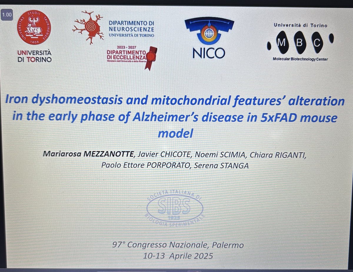 Abbiamo partecipato al centenario della Società Italiana di Biologia Sperimentale nel 97’ congresso a Palermo, 10-13 Aprile. Un’occasione di incontro e confronto sulle discipline delle Scienze della Vita. Grazie e complimenti agli organizzatori! #sibs <a href="/newronico/">NewroNico Brain Development and Disease group</a> #videotalk