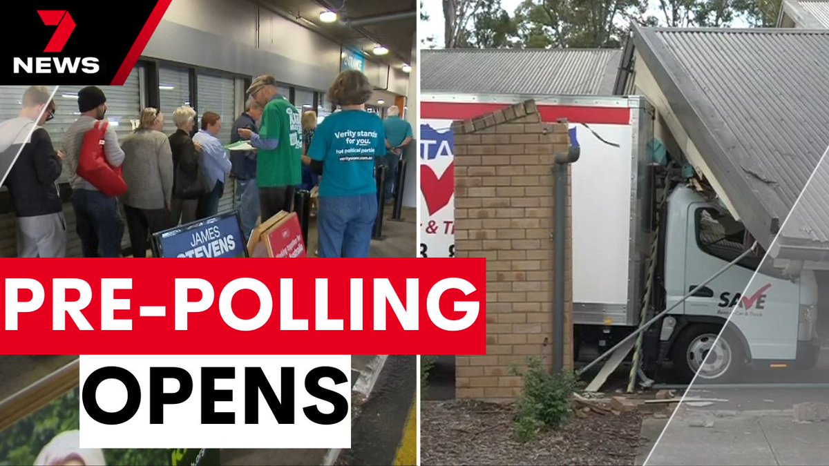 7NEWS Sydney (@7newssydney) on Twitter photo Pre-polling has opened as Anthony Albanese and Peter Dutton briefly pause their campaigns, with more than half of all voters set to have their say before election day on May 3. youtu.be/0znvz14ydbM <a href="/ijmullen/">Isabelle Mullen</a> #auspol #ausvotes #7NEWS Pre-polling has opened as Anthony Albanese and Peter Dutton briefly pause their campaigns, with more than half of all voters set to have their say before election day on May 3. youtu.be/0znvz14ydbM <a href="/ijmullen/">Isabelle Mullen</a> #auspol #ausvotes #7NEWS