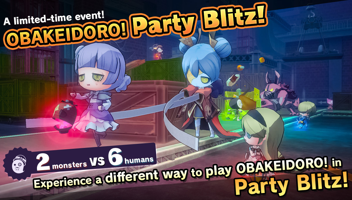 👻📣Party Blitz! Arriving Soon✨✨

"Full Moon Snagtongue Swamp🌕" returns to Quick Match on Apr 25🎉
Let's grab exclusive rewards👍
Stay tuned😉✨ for this limited-time special match💥

【Event Period】
Apr 25 at 16:00 – May 18, 2025 at 23:59 (JST)

#obakeidoro
#NintendoSwitch