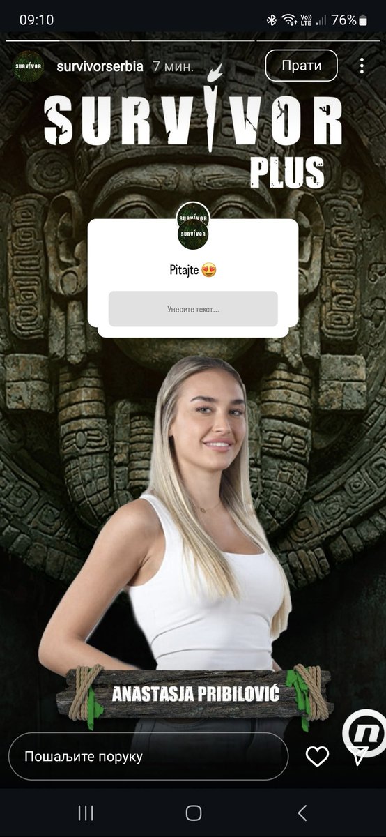 hellenna_20's tweet photo. Shvatila i Danijela koje pravi pobednik 🤩 #survivorsrbija https://t.co/f26K2VGvCd