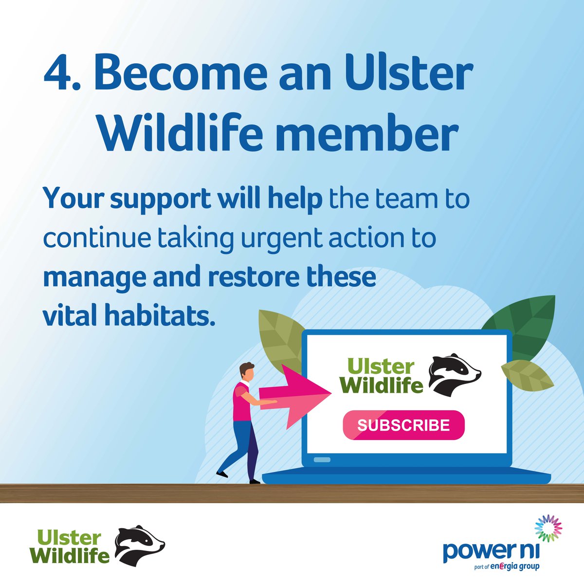 🌍 This #EarthDay, take a stand for our peatlands! These wild spaces store carbon, support wildlife, and help fight climate change — but they need your help. A big thank you to @powerni for supporting this crucial work and creating these graphics.